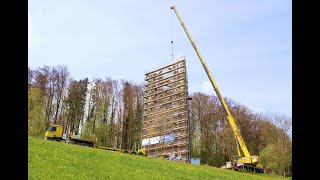 Bau Hasenbergturm Widen 2021