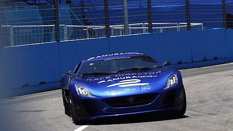Rimac Electric Supercar AWD 1088-HP TRACK TEST