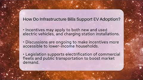 How Do Infrastructure Bills Support EV Adoption? - Talking Tech Trends