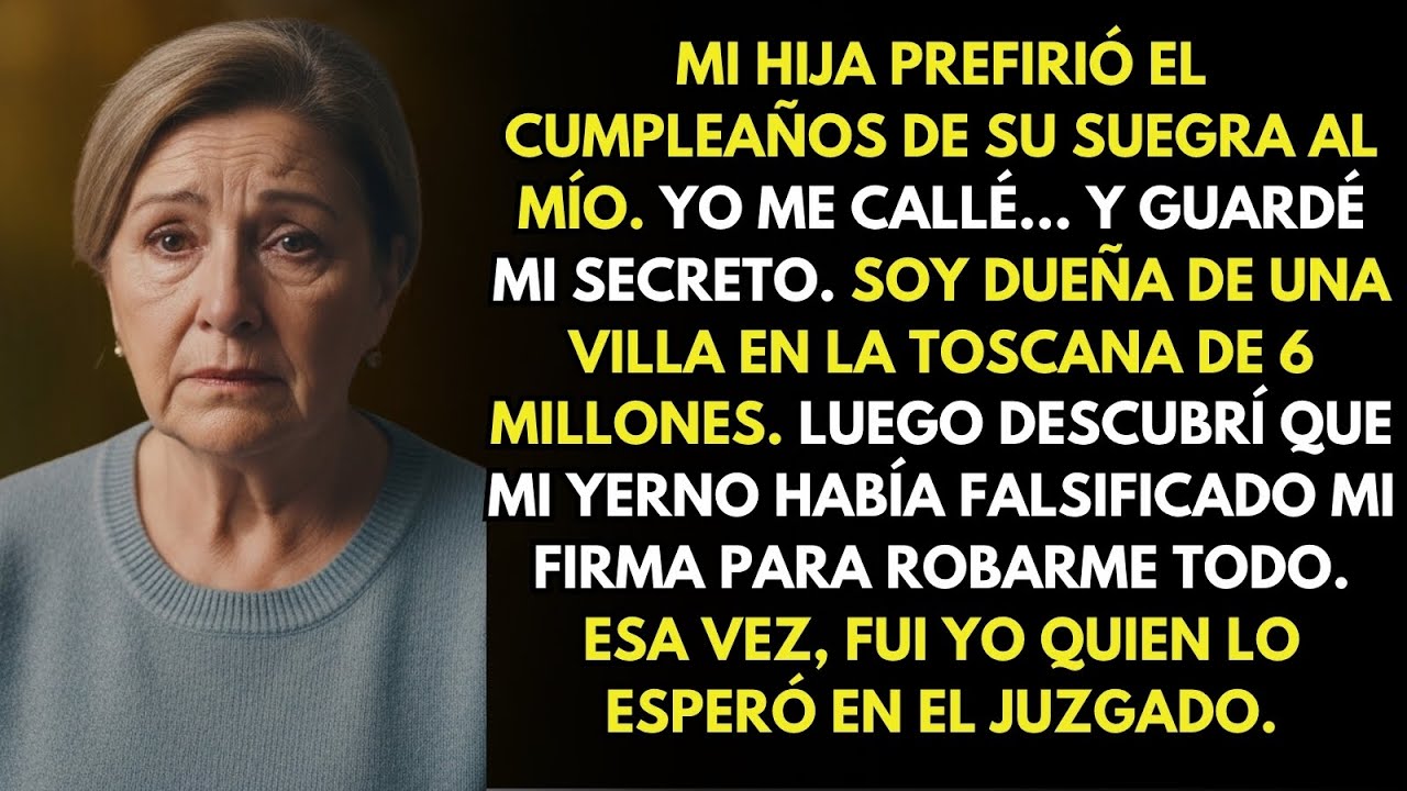 Mi Hija Prefirió El Cumpleaños De Su Suegra Al Mío Y Mi Yerno Casi Me Quita Mi Villa De 6 Millones.