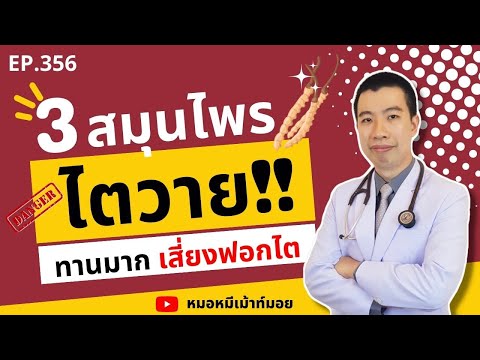 3 สมุนไพรต้องห้าม ทำให้ไตวาย อาจต้องฟอกไต | เม้าท์กับหมอหมี EP.356