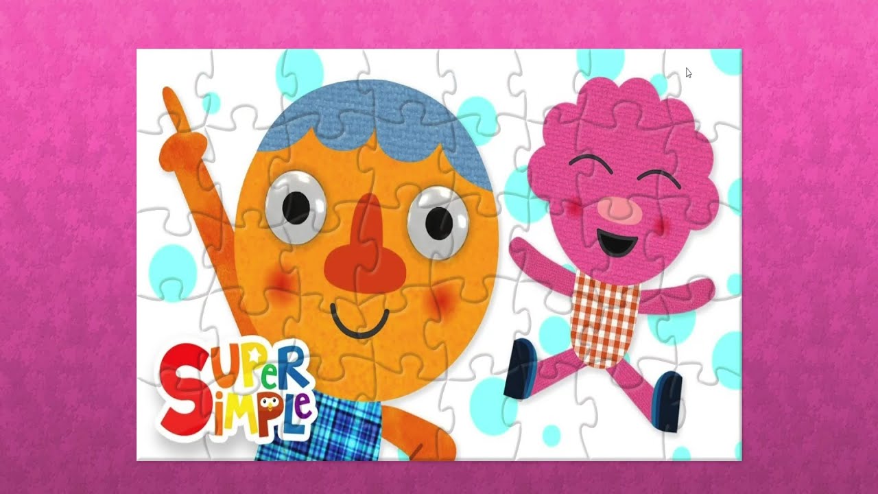 Follow Me Noodle & Pals Super Simple Songs Puzzle Funny Parody - YouTube