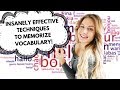 INSANELY EFFECTIVE TECHNIQUES FOR MEMORIZING VOCABULARY!