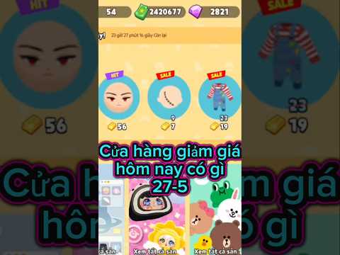 Cửa hàng giảm giá hôm nay có gì 27-5 #ngude #playtogether #playtogethervng #cuahanggiamgia