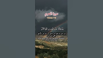 سوره تحریم 7-8 آیه | مکی | ممنوعیت | تلاوت قرآن