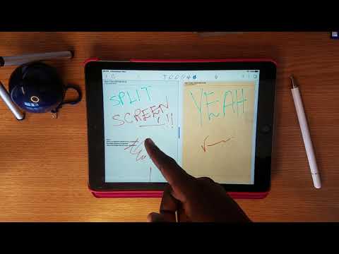 How to Split Screen for Multi-notes opening & Studying in Notability