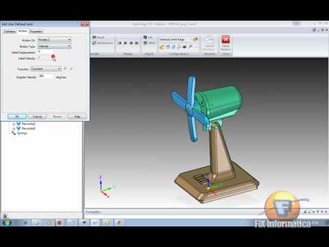 CRIAR MOVIMENTAÇÃO NO SOLID EDGE / MOTION IN SOLID EDGE - YouTube