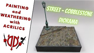 HOW TO PAINT STREET DIORAMA with ACRILICS (1/35, Scratchbuild)