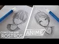 COMO DIBUJAR ROSTROS | Anime | Perspectiva Frontal