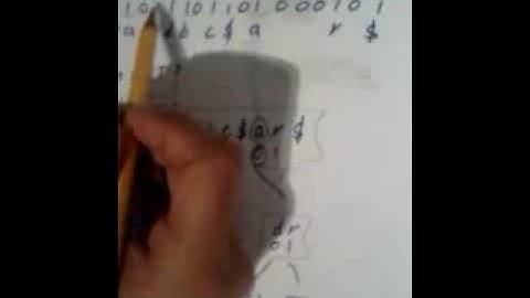 Query in Wavelet tree , bottom up search (find nth character in BWT) (Part 2/2)