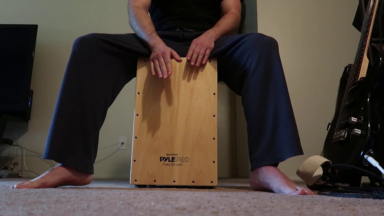 Cajon Practice Funk Backing at 110 BPM YouTube