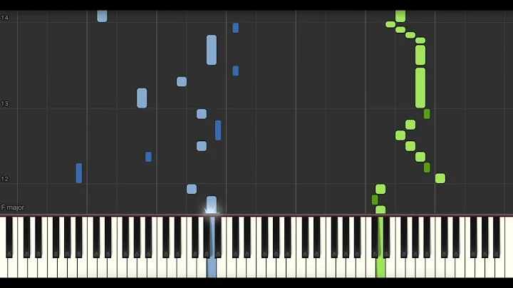 Alba (Piano theme) - Sofiane Pamart / Bon Entendeur (Synthesia Tutorial | Piano sheet)