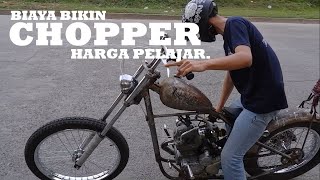 Biaya Bikin Motor Custom Chopper Murah Harga Pelajar Yamaha Scorpio.
