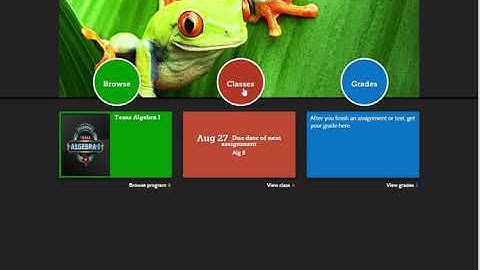 Sign in Example for Pearson Realize for Richard Crookston Algebra Class