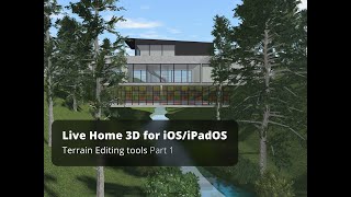 Terrain Editing Tools Part 1 - Live Home 3D for iOS/iPadOS Tutorial screenshot 4