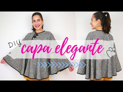 Video: Cómo Coser Una Capa De Poncho