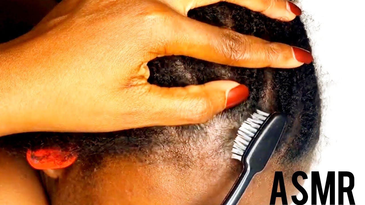 ASMR ~ scratching old corn rows with toothbrush 😁😁feels so relaxing 😎