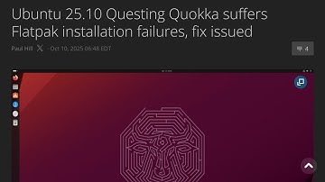 Ubuntu 25.10 Questing Quokka heeft last van Flatpak-installatiefouten, oplossing uitgegeven