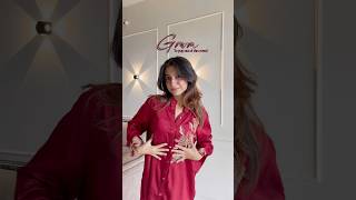 Red Co-Ord Set Bold & Effortless Look From Faeezah