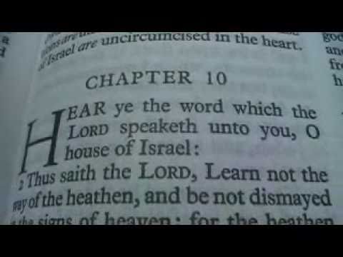 Jeremiah 10 King James Holy Bible