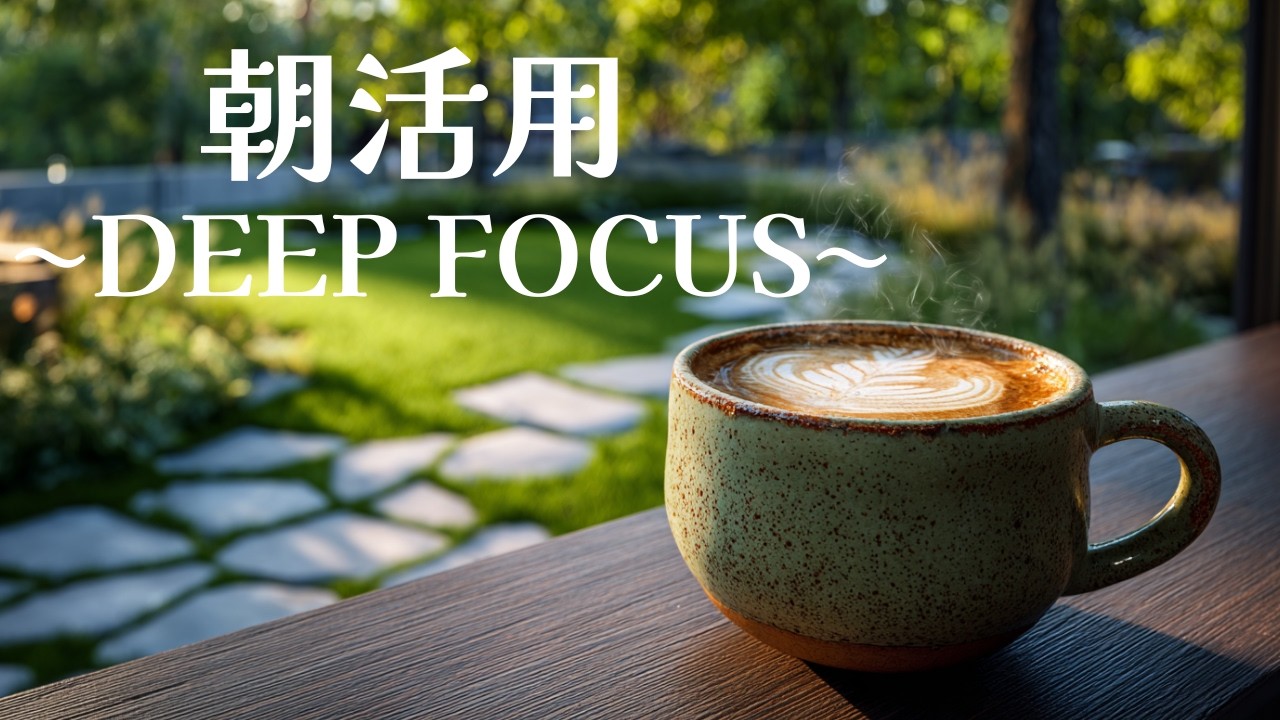 【作業用BGM】深く集中できるカフェ音楽｜Deep Focus Lofi for Study & Work（120min）