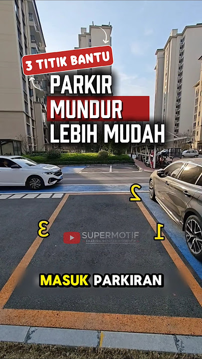 3 TITIK BANTU PARKIR MUNDUR LEBIH MUDAH 🚘 #tipsmengemudi #belajarmobil #belajarnyetir