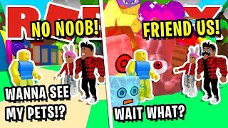 NOOB DISGUISE TROLLING!! USING 10 *SECRET* PETS TO TROLL *BULLIES* IN ROBLOX BUBBLEGUM SIMULATOR!!