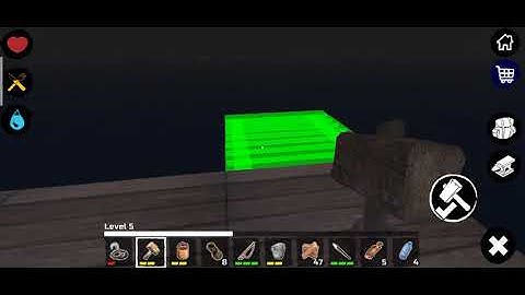 I am make chest (survive on raft)