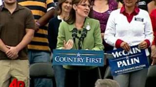 Palin Criticizes Obama's 'Terrorist' Connection