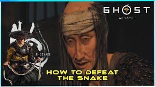 The Snake In Ghost Of Yotei Prologue Boss Gameplay LEARNING COMBAT MECHANICS AND HEALING
