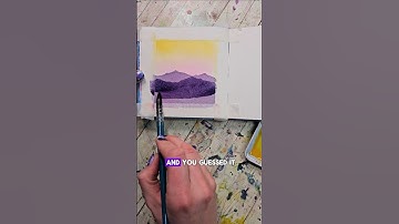 One of my all time favorite paintings to teach! #easywatercolortutorial