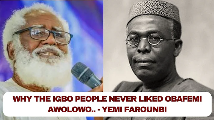 Reason why Igbo tribe might have never liked Awolowo - Dr Yemi Farounbi - Yemi Farounbi