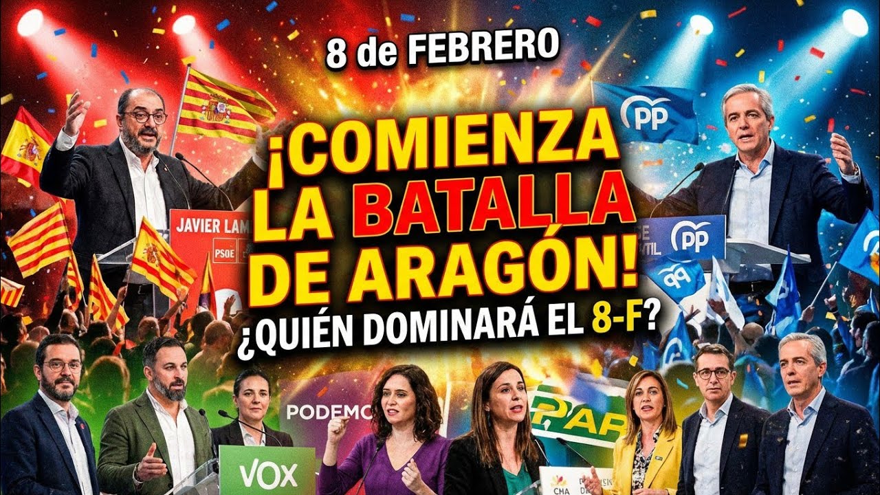 🔴 Campaña Electoral en ARAGÓN: Pedro Sánchez, PP y Primeros Mítines Elecciones Imágenes Exclusivas