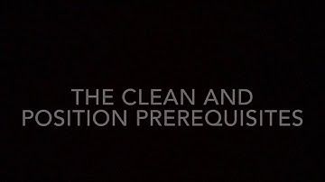 The Clean/Prerequisite Positions - Olympic Weightlifting Exercise Library - PathWeigh Performance