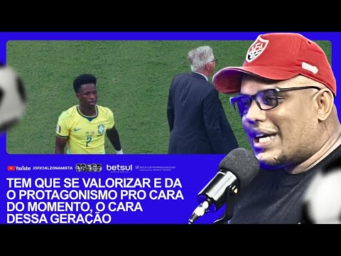 7️⃣🇧🇷 CHEGOU A HORA DELE! ALEX COBRA VALORIZAÇÃO A VINICIUS JR NA SELEÇÃO BRASILEIRA PELA MÍDIA