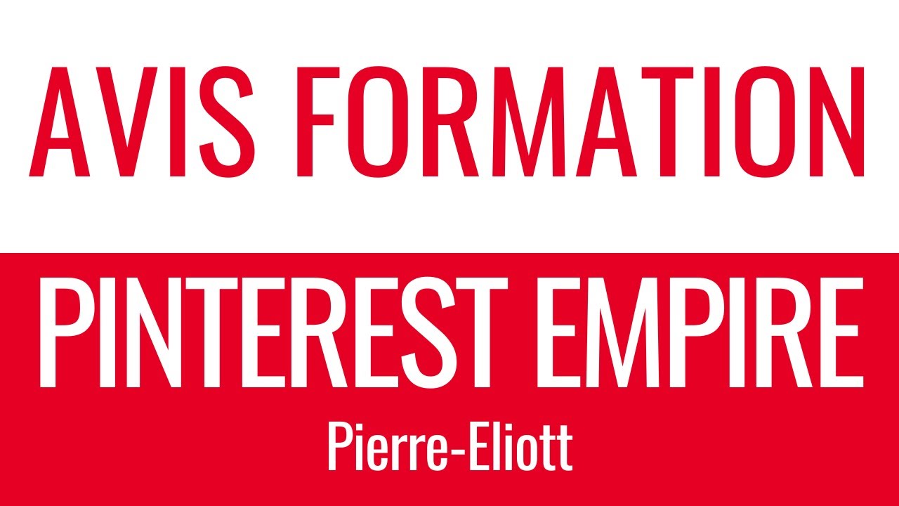 Avis Formation en ligne : Pinterest Empire (Pierre-Eliott)