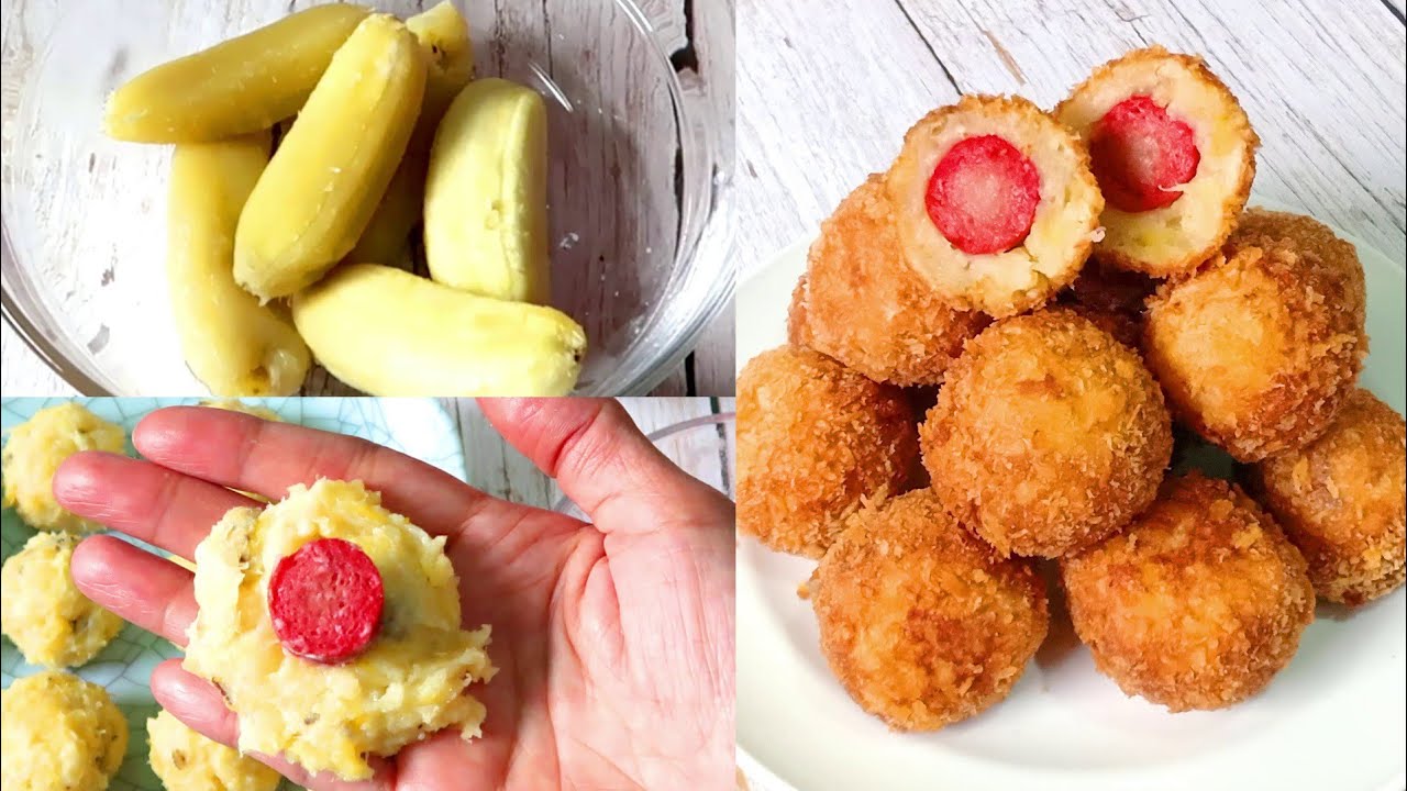 Banana Balls Recipe! Easy Snack Recipe! Tasty Banana Balls