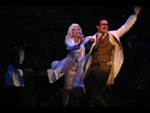 Young Frankenstein on stage and right on cue