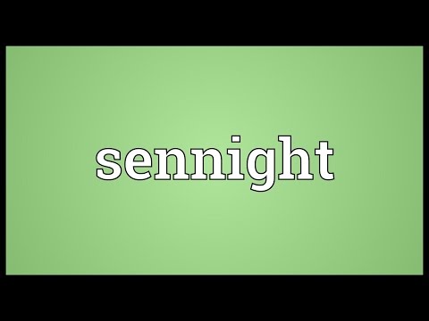 Header of sennight