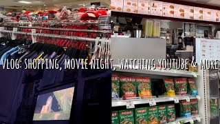 vlog: shopping, movie night, watching youtube & more | Mia’s Vlogs