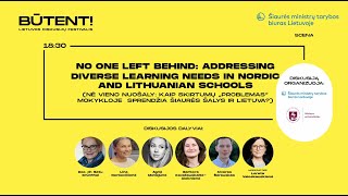 No one left behind: addressing diverse learning needs in Nordic and Lithuanian schools