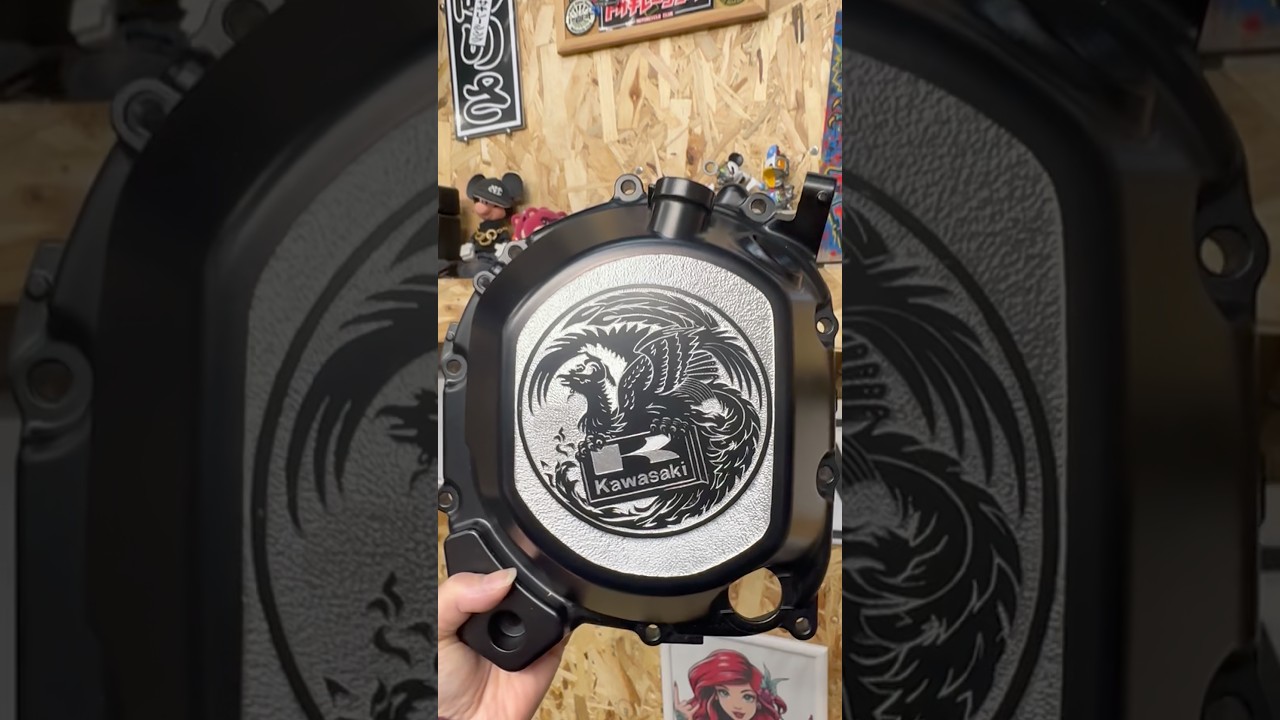 Z900RS with phoenix carving 🐦‍🔥✨ #carving #TosakiRacing - YouTube