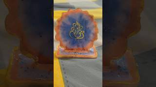 resin art work ganesh ji sticker #decorationideas #resinart #halvad #ahemdabad