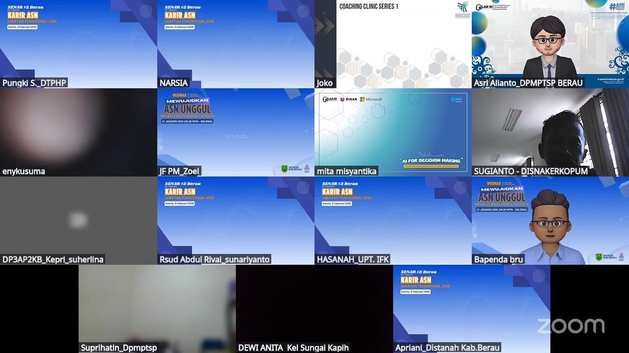 SENAR #2 BERAU (KARIER ASN : Pengembangan Karier Jabatan Fungsional)