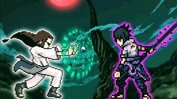 Neji OP VS Sasuke Indra OP in Jump Force Mugen