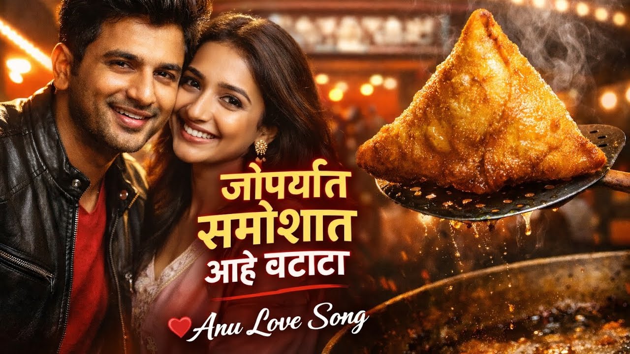 जोपर्यंत समोशात आहे बटाटा ❤️ | Anu Love Song | Marathi Romantic Pop 2026 I Pune City Nishad theatre 
