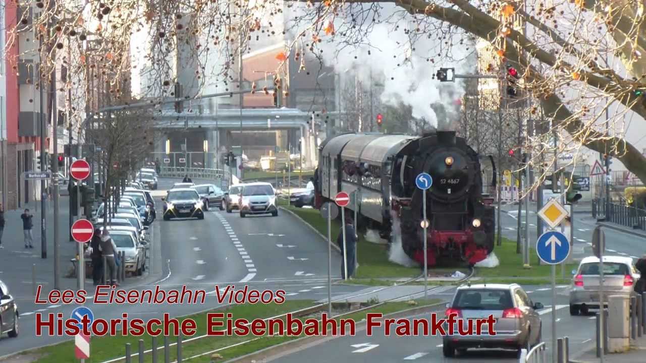 Historische Eisenbahn Frankfurt / Mit Dampf durch Frankfurt (HD)
