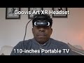 🔥110-inches Portable TV! Goovis Art XR Headset 😍🔥
