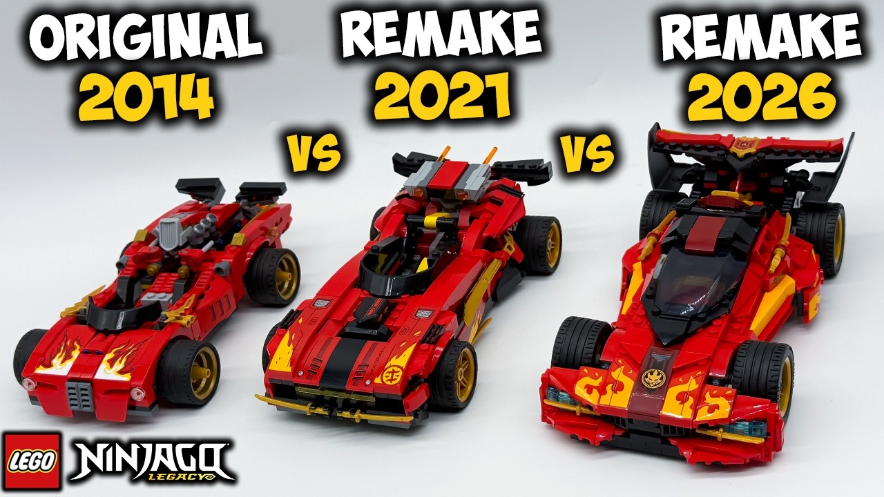 Which Ninjago X-1 Ninja Charger is BEST? | Legacy vs. Original