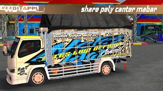 SHARE || livery netes lagi canter mabar budesign
